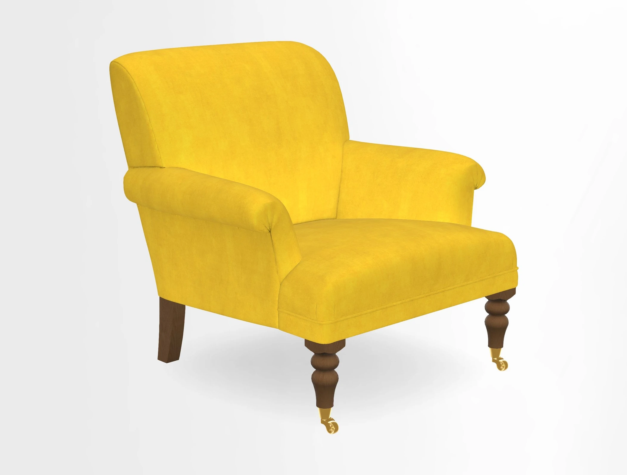 Midhurst Chair in Kirby Soho Burnt Orange & Mulberry Rustic Stripe Red Plum