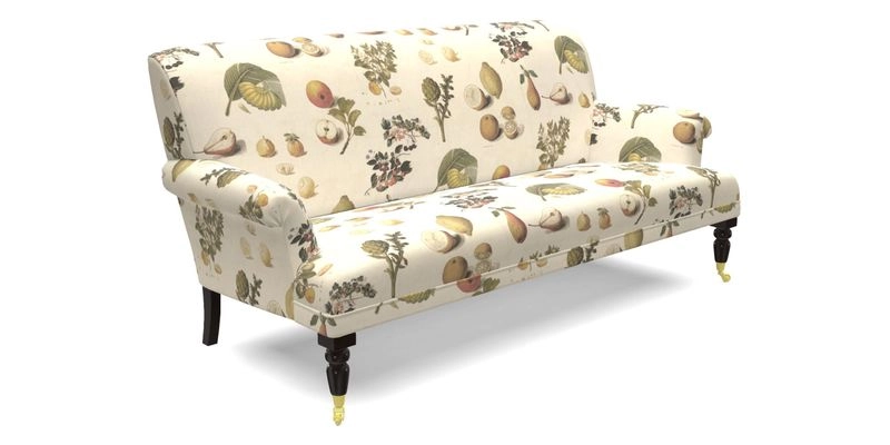 Midhurst Sofa in V&A Collection Botanical Collage All Over