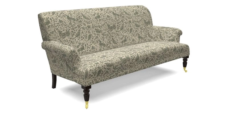 Midhurst Sofa in V&A Collection Botanical Collage All Over