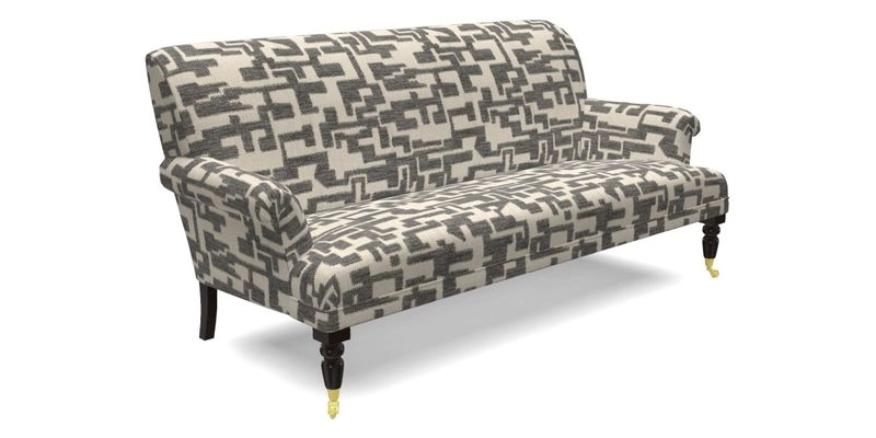 Midhurst Sofa in V&A Collection Botanical Collage All Over