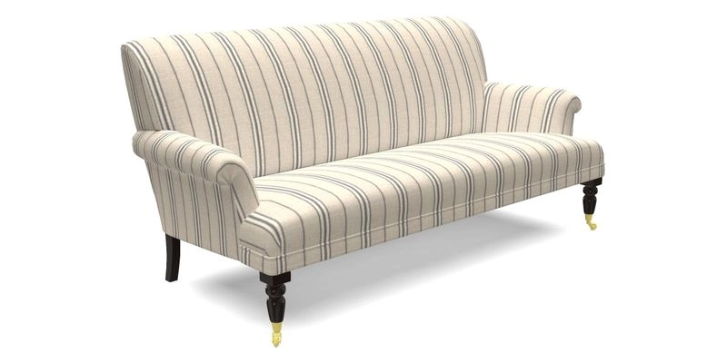 Midhurst Sofa in V&A Collection Botanical Collage All Over