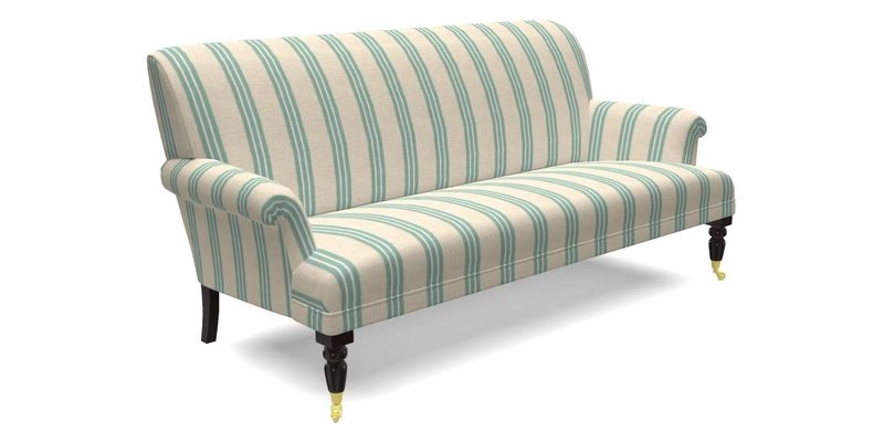 Midhurst Sofa in V&A Collection Botanical Collage All Over