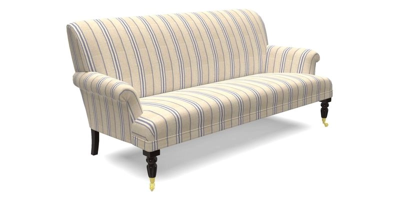 Midhurst Sofa in V&A Collection Botanical Collage All Over