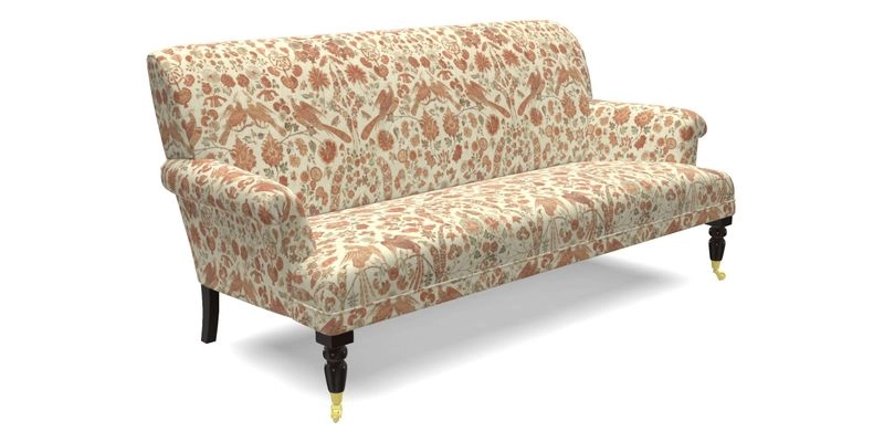 Midhurst Sofa in V&A Collection Botanical Collage All Over