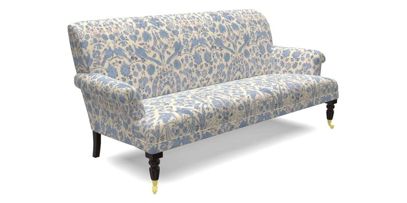 Midhurst Sofa in V&A Collection Botanical Collage All Over