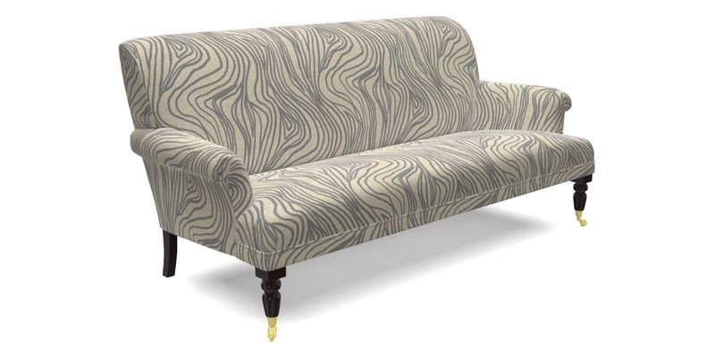 Midhurst Sofa in V&A Collection Botanical Collage All Over