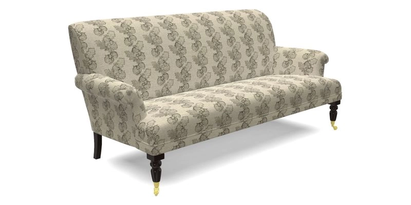 Midhurst Sofa in V&A Collection Botanical Collage All Over