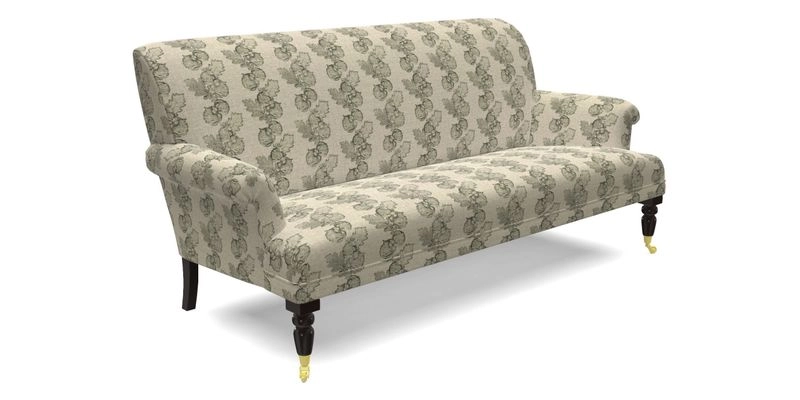 Midhurst Sofa in V&A Collection Botanical Collage All Over