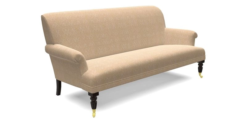 Midhurst Sofa in V&A Collection Botanical Collage All Over