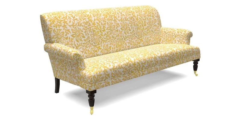 Midhurst Sofa in V&A Collection Botanical Collage All Over