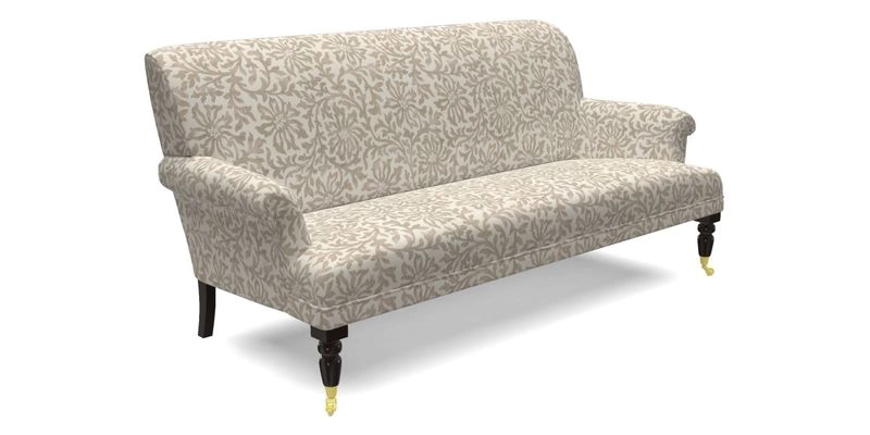 Midhurst Sofa in V&A Collection Botanical Collage All Over