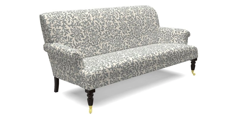 Midhurst Sofa in V&A Collection Botanical Collage All Over