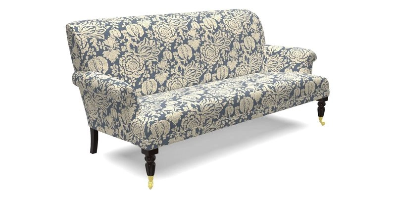 Midhurst Sofa in V&A Collection Botanical Collage All Over