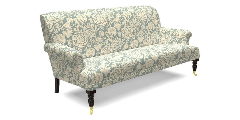 Midhurst Sofa in V&A Collection Botanical Collage All Over