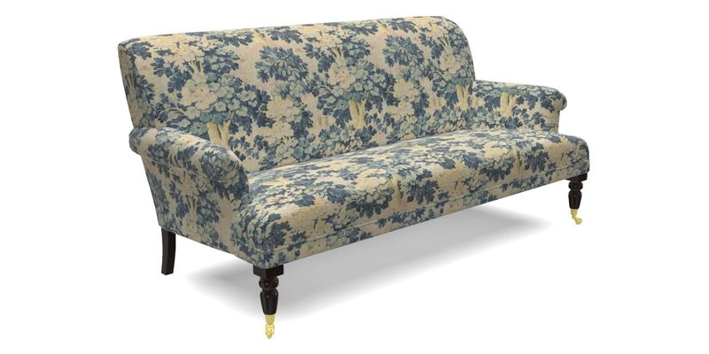 Midhurst Sofa in V&A Collection Botanical Collage All Over