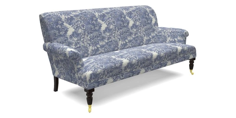 Midhurst Sofa in V&A Collection Botanical Collage All Over
