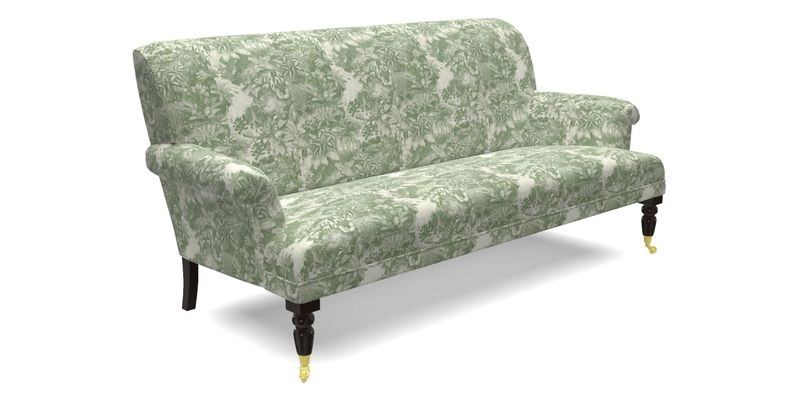 Midhurst Sofa in V&A Collection Botanical Collage All Over