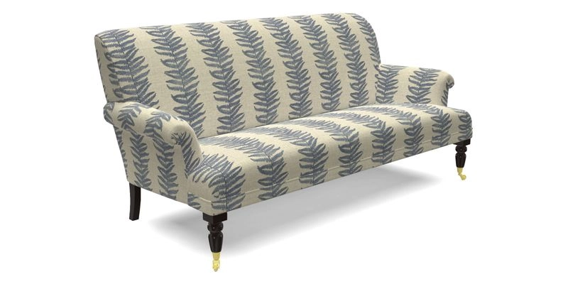 Midhurst Sofa in V&A Collection Botanical Collage All Over