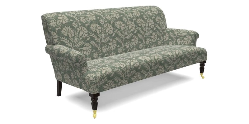 Midhurst Sofa in V&A Collection Botanical Collage All Over