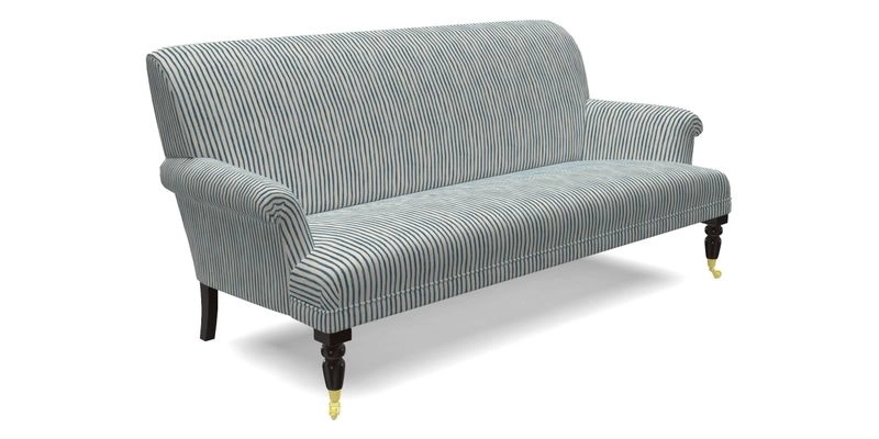 Midhurst Sofa in V&A Collection Botanical Collage All Over