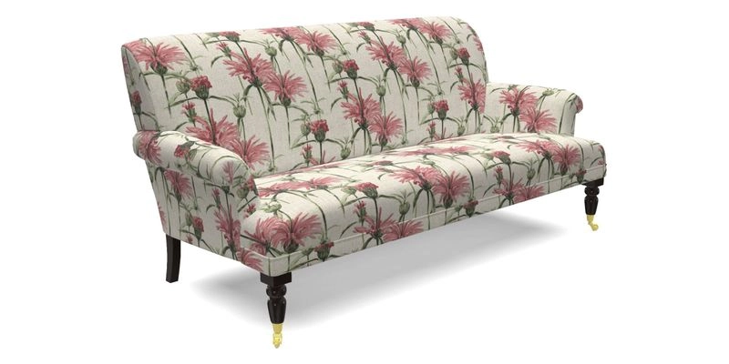 Midhurst Sofa in V&A Collection Botanical Collage All Over
