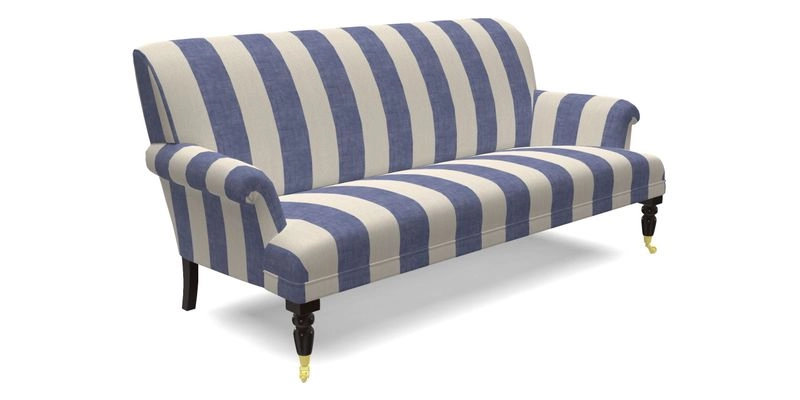 Midhurst Sofa in V&A Collection Botanical Collage All Over