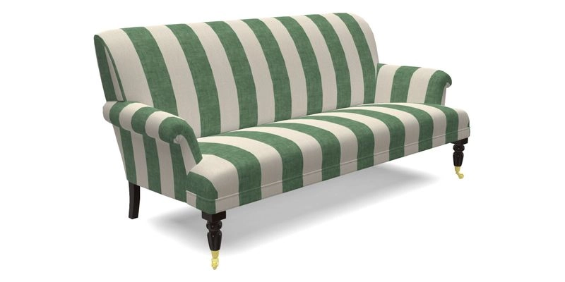 Midhurst Sofa in V&A Collection Botanical Collage All Over