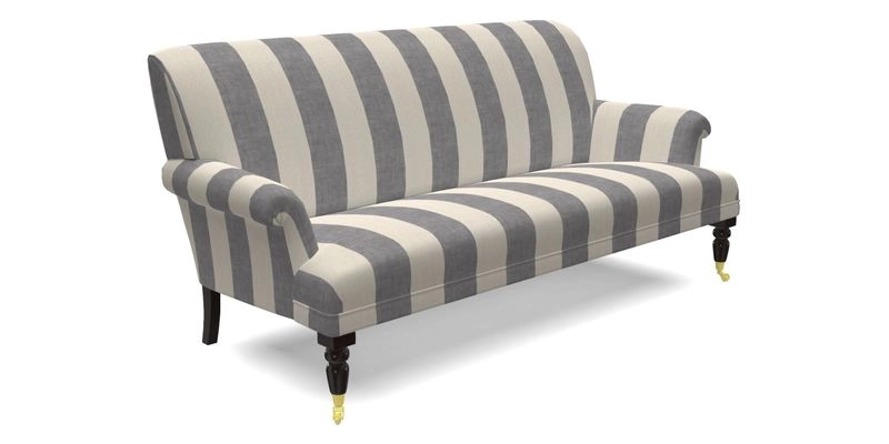 Midhurst Sofa in V&A Collection Botanical Collage All Over