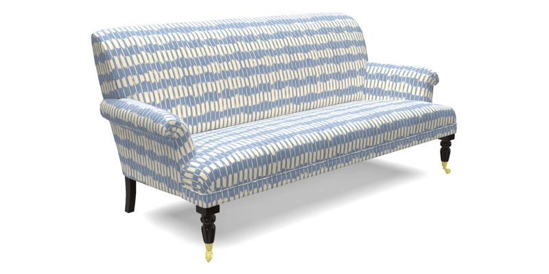 Midhurst Sofa in V&A Collection Botanical Collage All Over