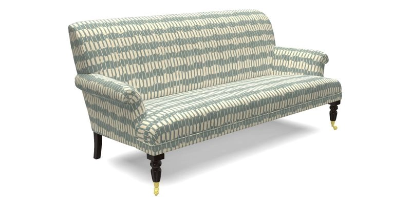 Midhurst Sofa in V&A Collection Botanical Collage All Over