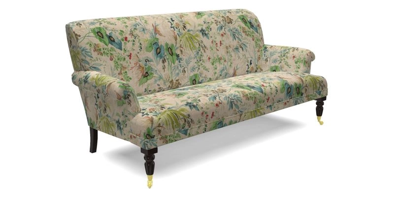 Midhurst Sofa in V&A Collection Botanical Collage All Over