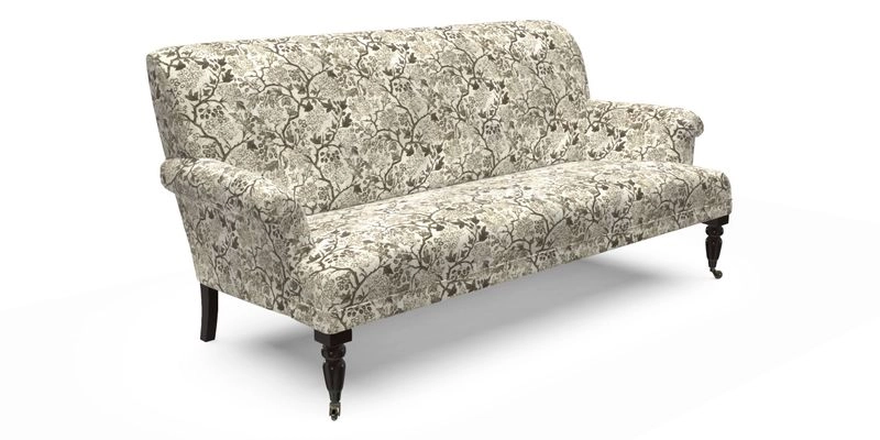 Midhurst Sofa in V&A Collection Botanical Collage All Over
