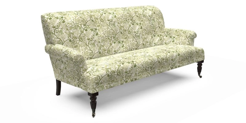 Midhurst Sofa in V&A Collection Botanical Collage All Over