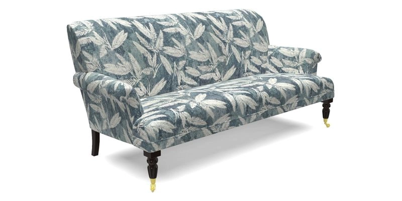 Midhurst Sofa in V&A Collection Botanical Collage All Over