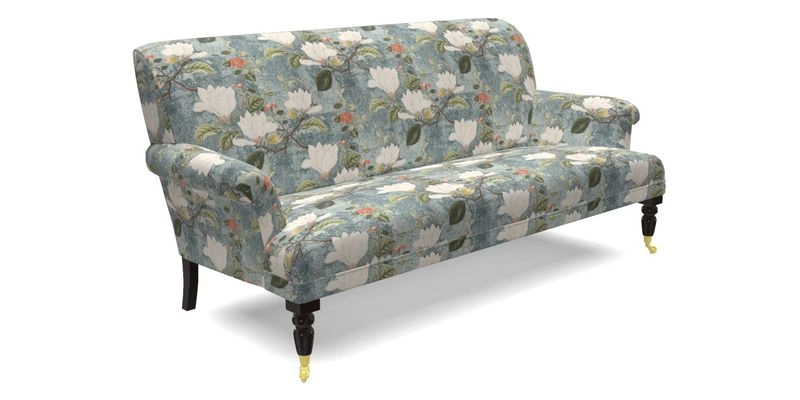 Midhurst Sofa in V&A Collection Botanical Collage All Over