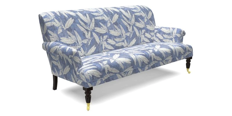 Midhurst Sofa in V&A Collection Botanical Collage All Over