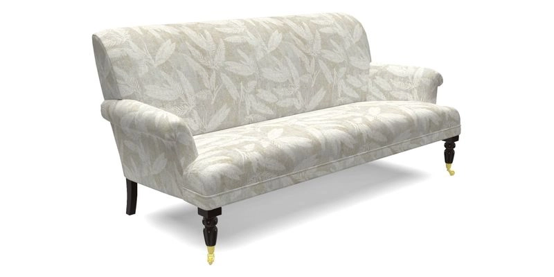 Midhurst Sofa in V&A Collection Botanical Collage All Over