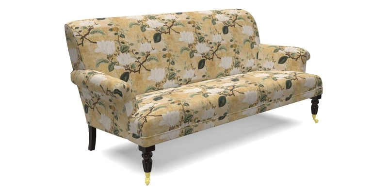 Midhurst Sofa in V&A Collection Botanical Collage All Over