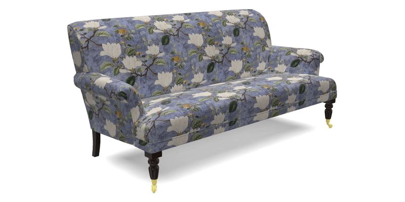 Midhurst Sofa in V&A Collection Botanical Collage All Over
