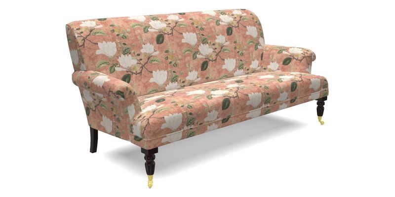 Midhurst Sofa in V&A Collection Botanical Collage All Over