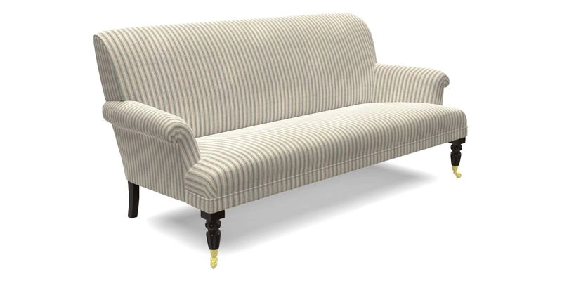 Midhurst Sofa in V&A Collection Botanical Collage All Over