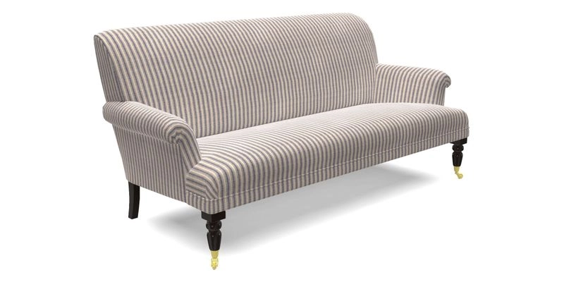 Midhurst Sofa in V&A Collection Botanical Collage All Over