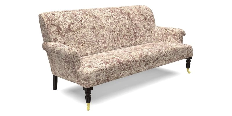 Midhurst Sofa in V&A Collection Botanical Collage All Over