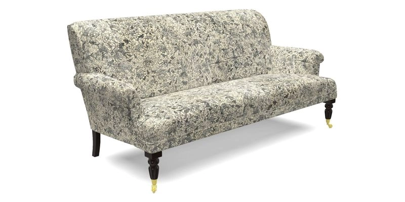 Midhurst Sofa in V&A Collection Botanical Collage All Over