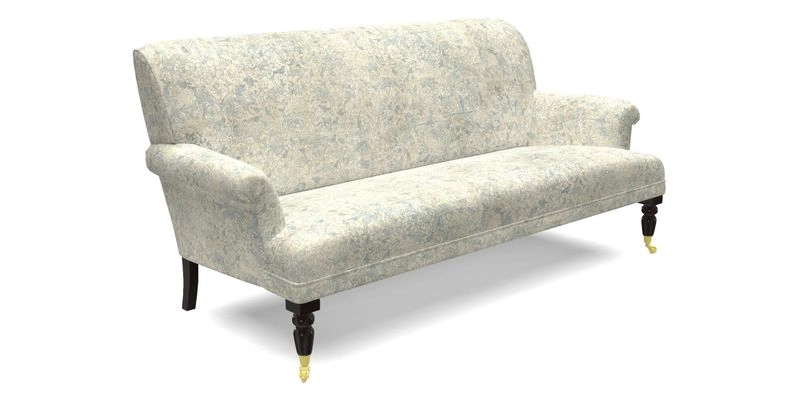 Midhurst Sofa in V&A Collection Botanical Collage All Over