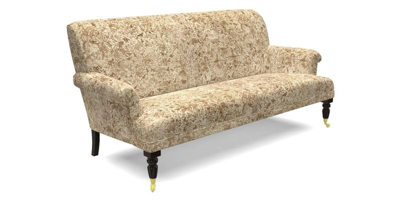 Midhurst Sofa in V&A Collection Botanical Collage All Over