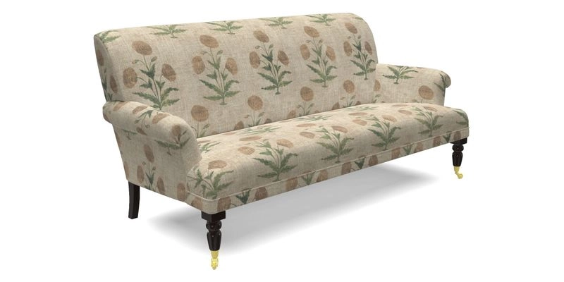 Midhurst Sofa in V&A Collection Botanical Collage All Over