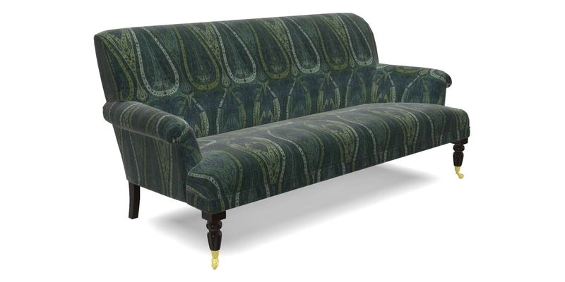 Midhurst Sofa in V&A Collection Botanical Collage All Over
