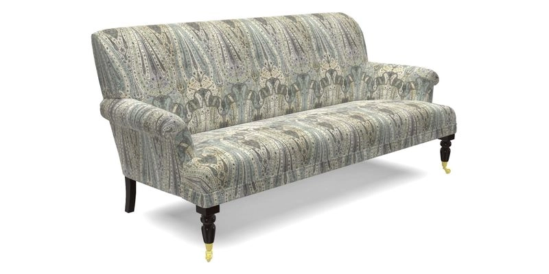 Midhurst Sofa in V&A Collection Botanical Collage All Over