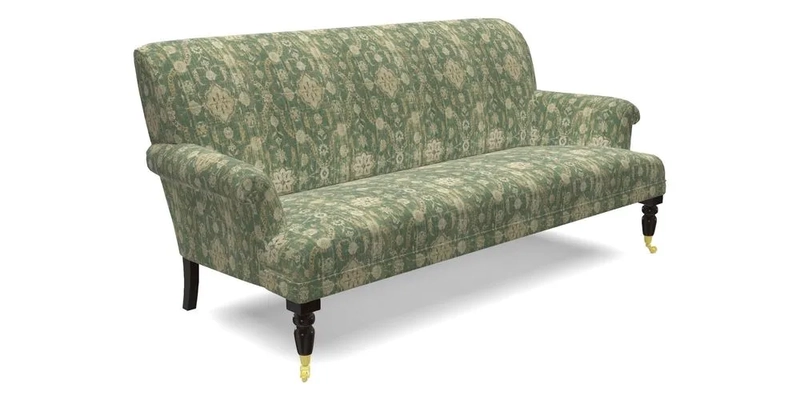 Midhurst Sofa in V&A Collection Botanical Collage All Over